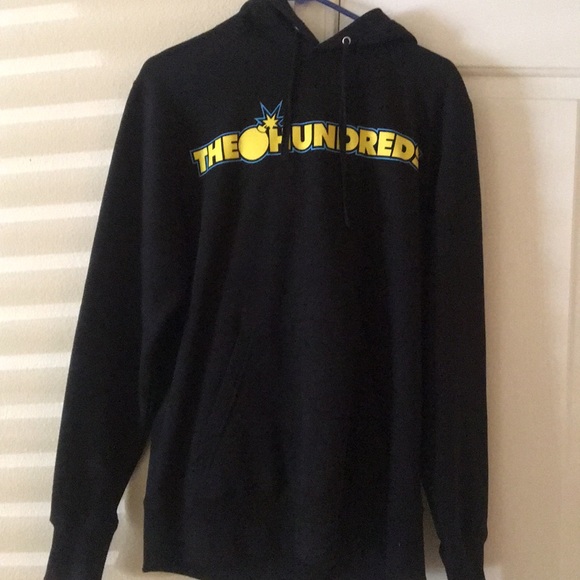 The Hundreds Bar Logo Black Hoodie Sweater Small - Picture 1 of 5